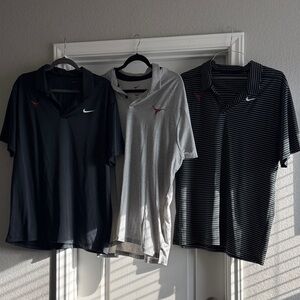 Longhorn Nike Men's Polo Shirt Bundle - Black, Gray, and Striped